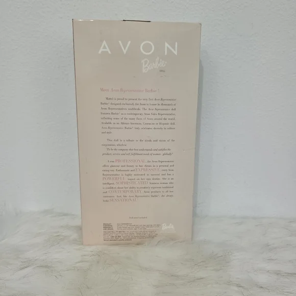 1998 AVON Representative Barbie Doll Blonde Mattel - Picture 5 of 6